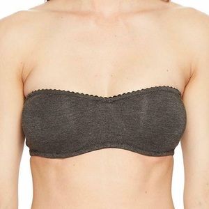 Skarlett Blue Women's Black Undressed UW Bandeau Bra w Straps